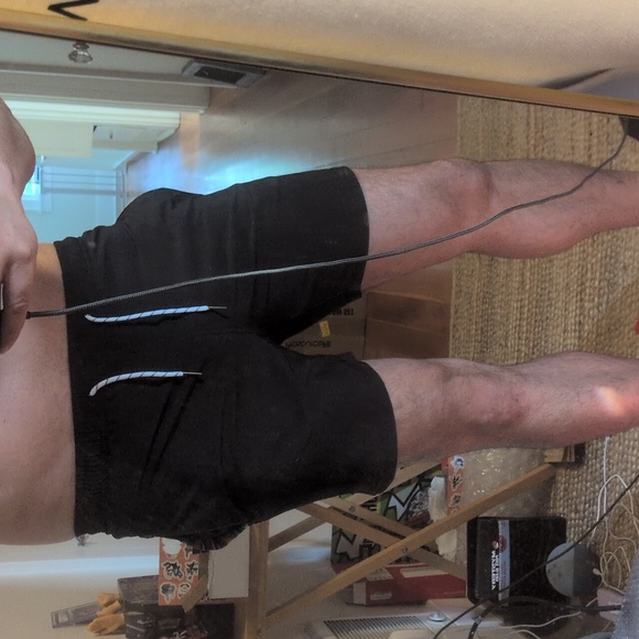 Men's Black Casual Shorts - Picture 4 of 6